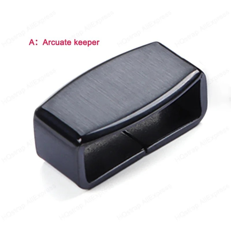 Watch Band Keeper Loops Metal Strap Ring Buckle 18mm 20mm 22mm 24mm Universal