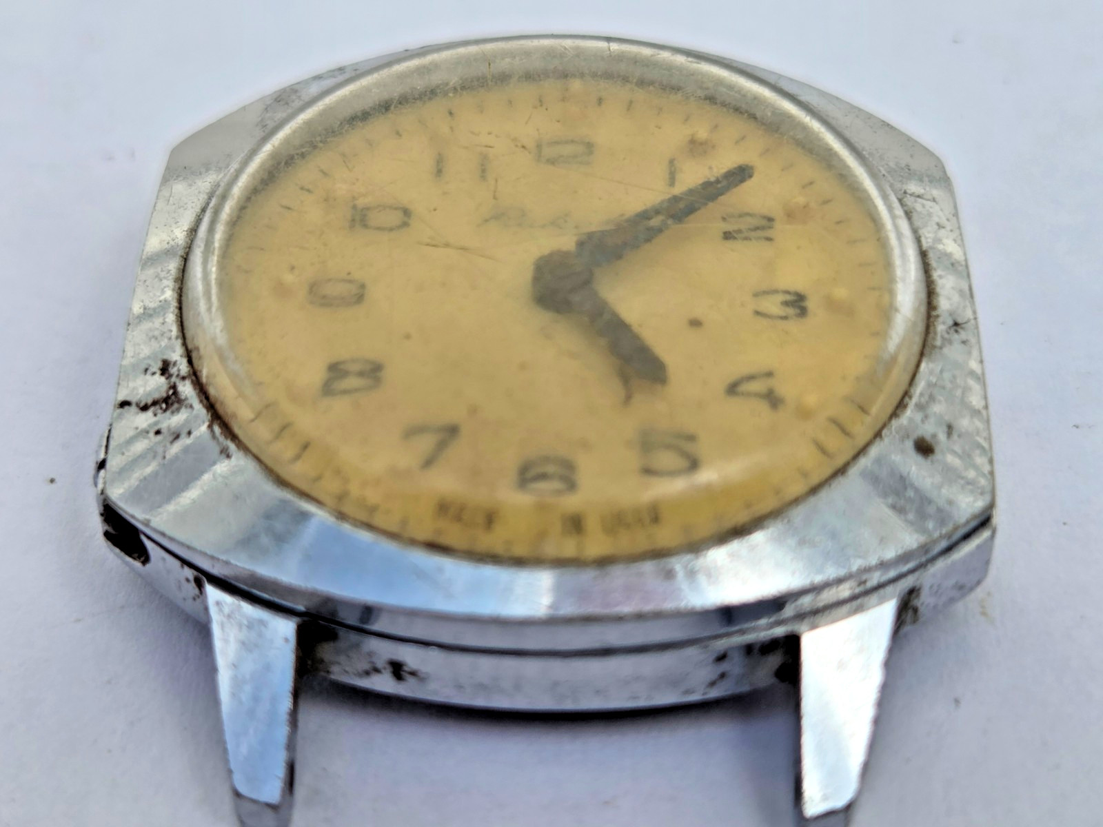 Russian Soviet Watch Raketa Rocket For The Blind Not working for parts US Seller
