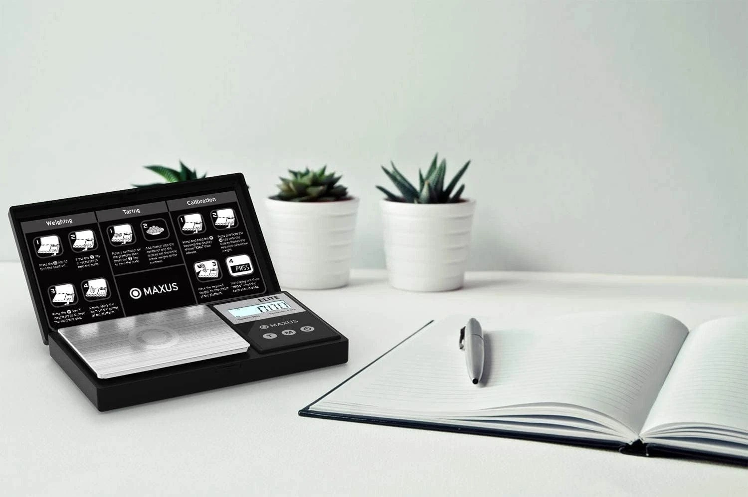 High Precision Pocket Digital Scale – 500g x 0.01g with Clear Tray & LCD Display