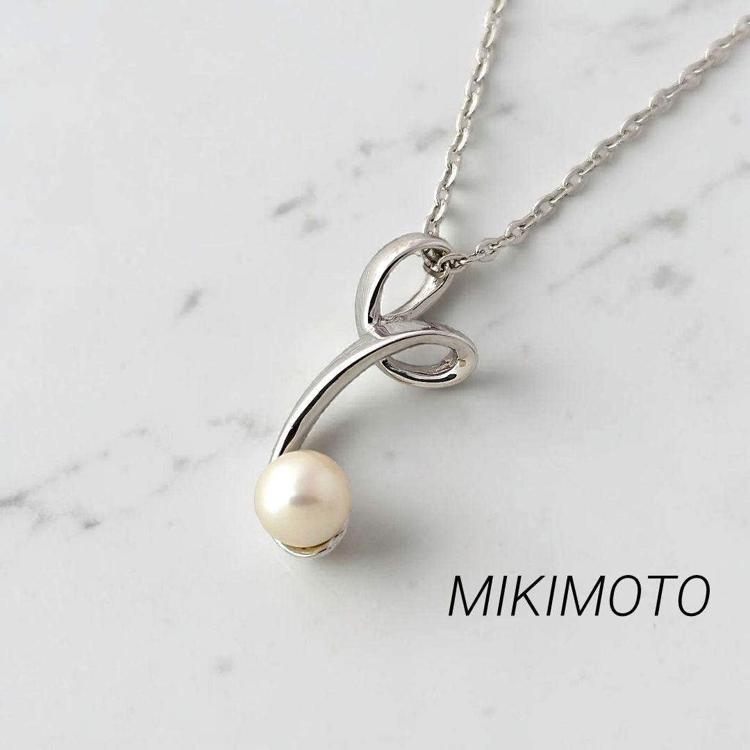 MIKIMOTO Mikimoto Akoya Pearl Necklace 5.5mm MS Engraving