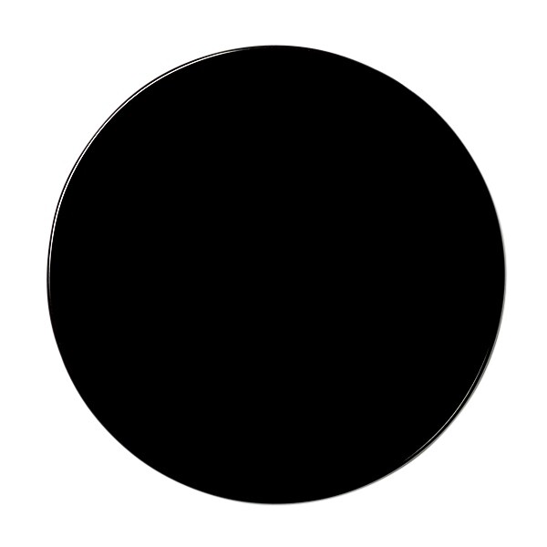 Natural Extra Fine Black Onyx – Round Buff Top Cabochon – Brazil – AAA+ Grade