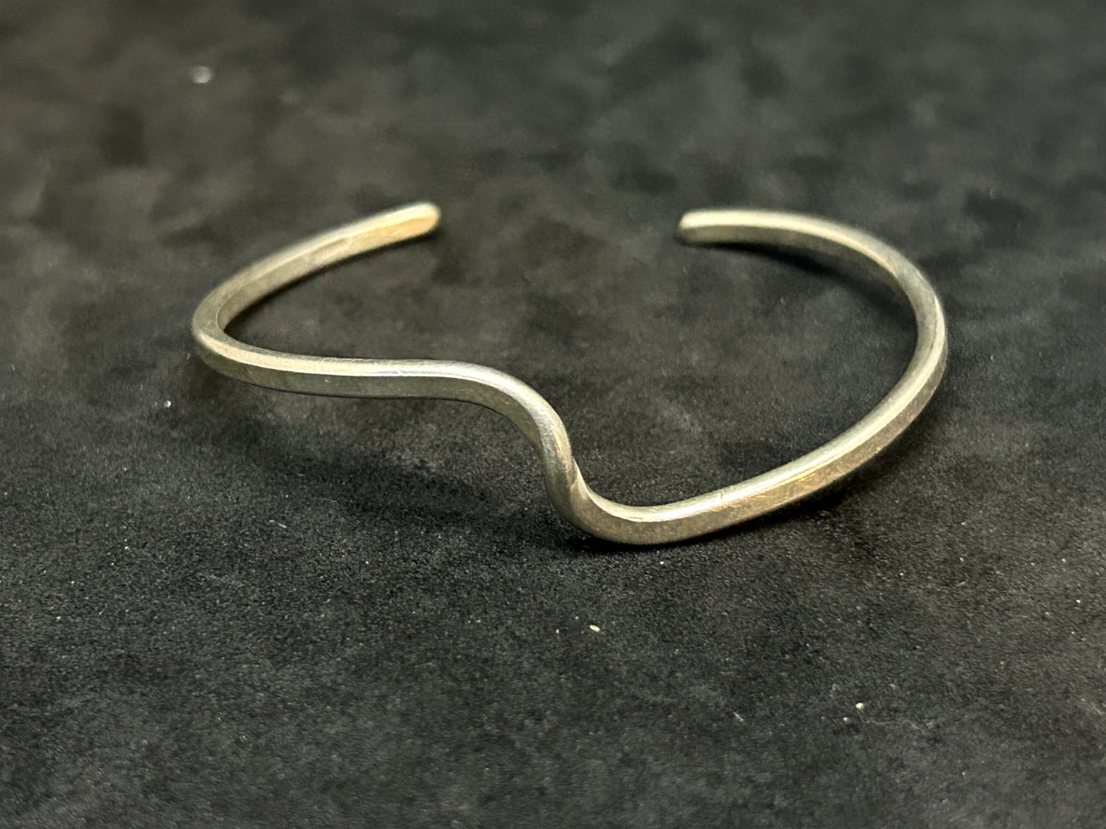 925 Sterling Wave Cuff Bracelet 6.5in – 7.58g