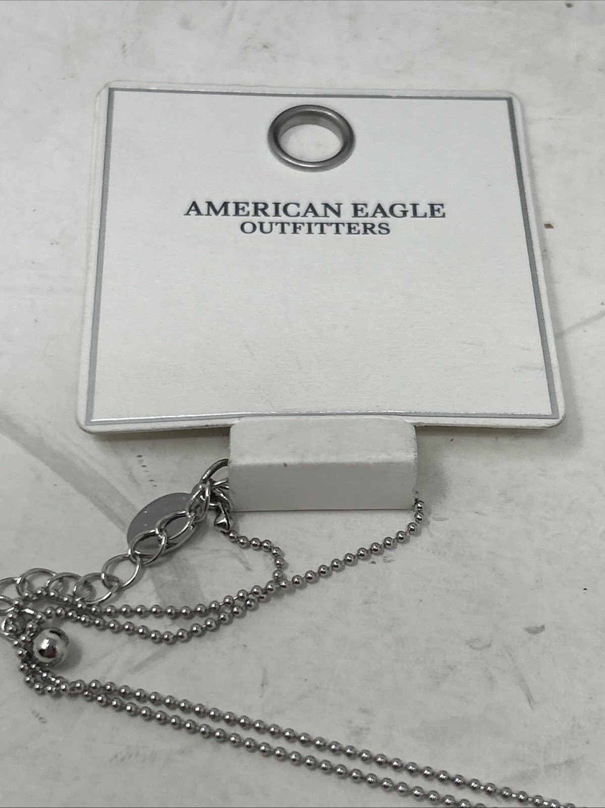 Vintage American eagle heart watch necklace valentines