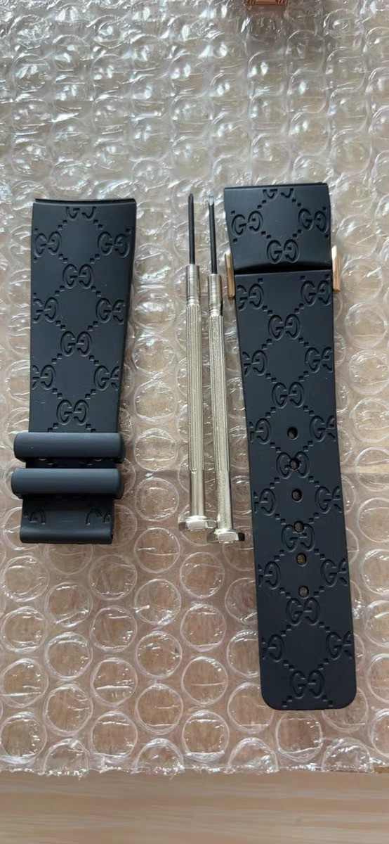 26MM For I-Gucci Rubber replacement Watch Strap Digital Men’s Watch YA114207