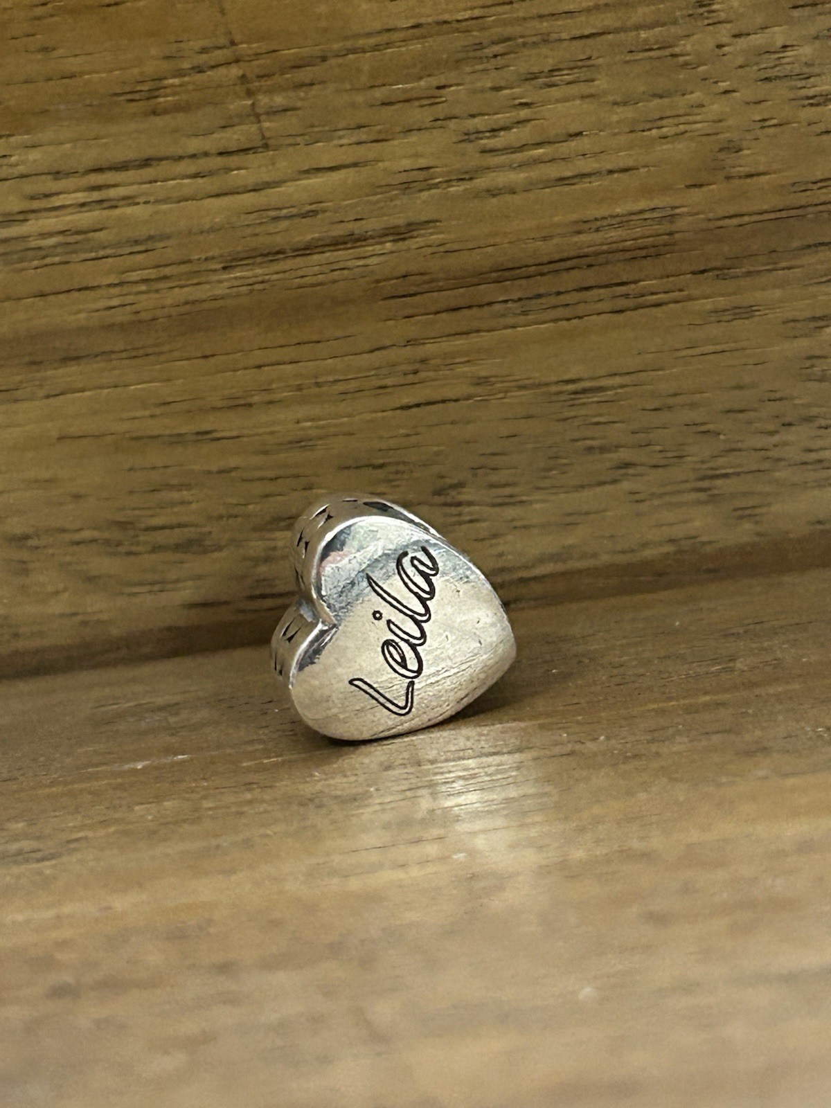 Custom Name / Text S925 Sterling Silver Charm Personalized Engraved Custom Text