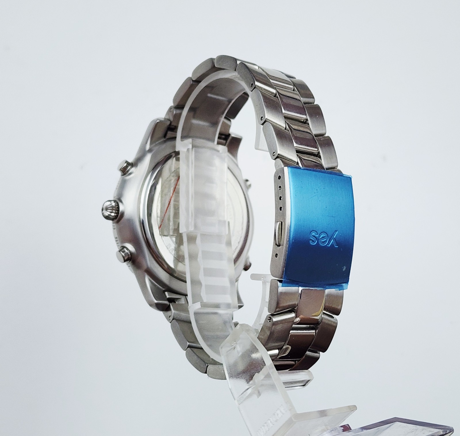 Men MOONPHASE ANALOG-DIGITAL Watch YES “Solstice”. Sunset/Sunrise. Alarm. In BOX