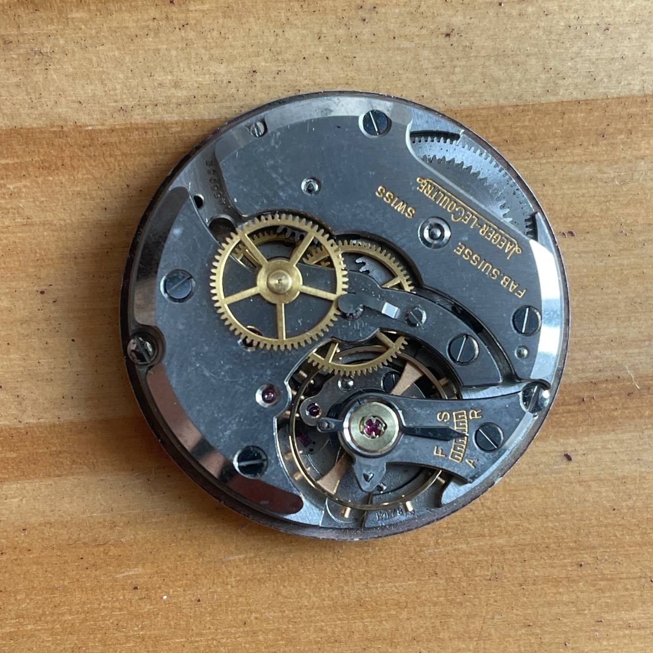 JAEGER LECOULTRE MANUAL WIND CALIBER k478 C GOOD BALANCE MOVEMENT FOR REPAIR