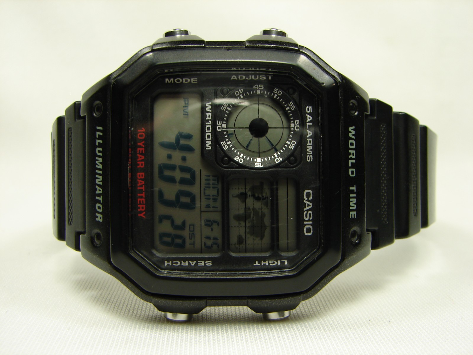 Mens CASIO Illuminator AE-1300WH & AE-1200WH Digital Watches Lot