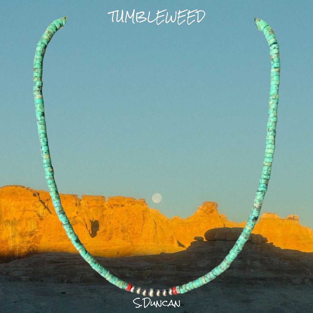 Native American Turquoise & Navajo Pearl Necklace