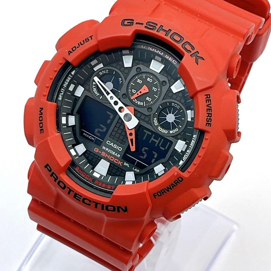 CASIO G-SHOCK GA-100B-4A Analog-Digital Men’s Watch (Working Condition)