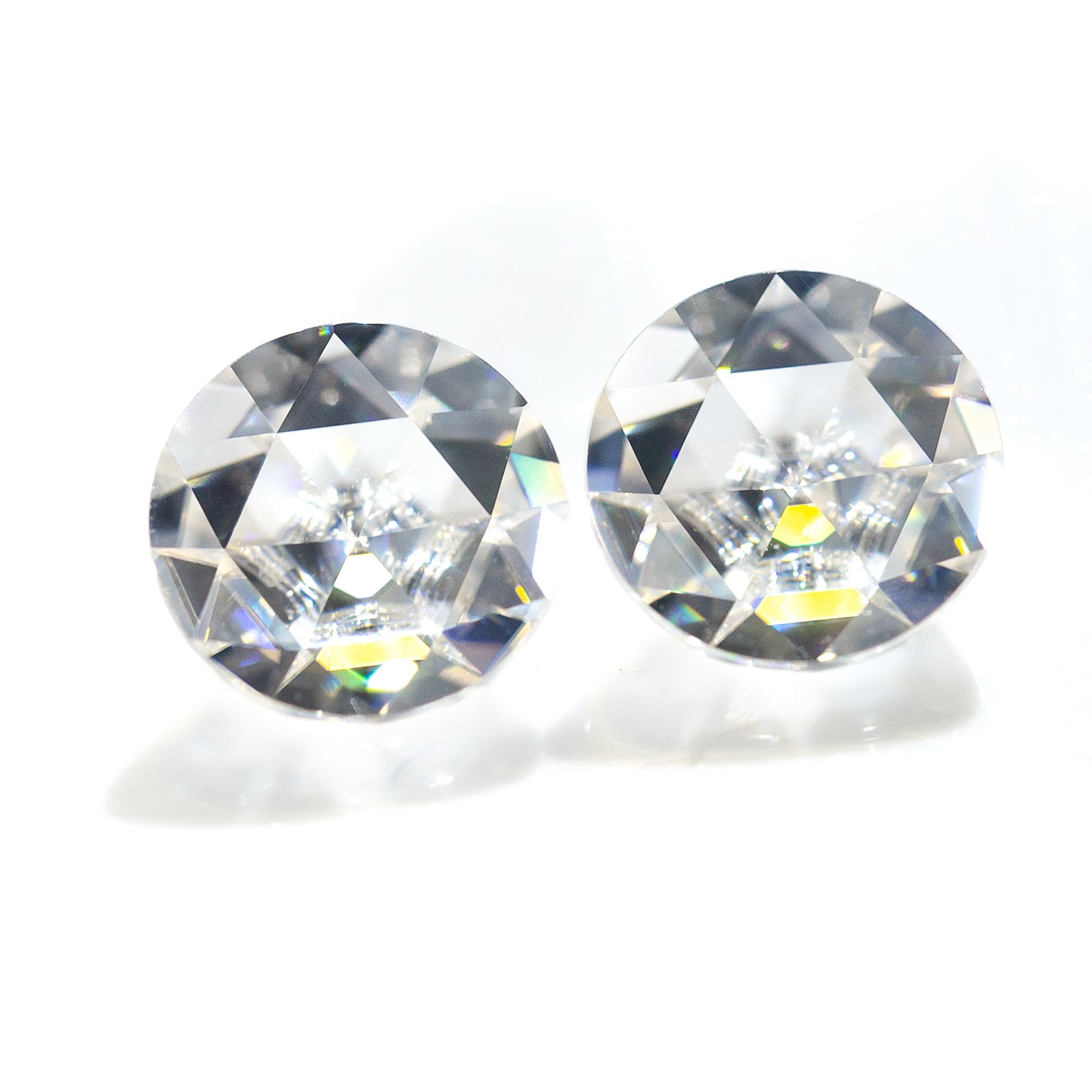 2-12mm Round Shape Flat Rose Cut Moissanite Loose Stone D Color VVS1 Gemstones