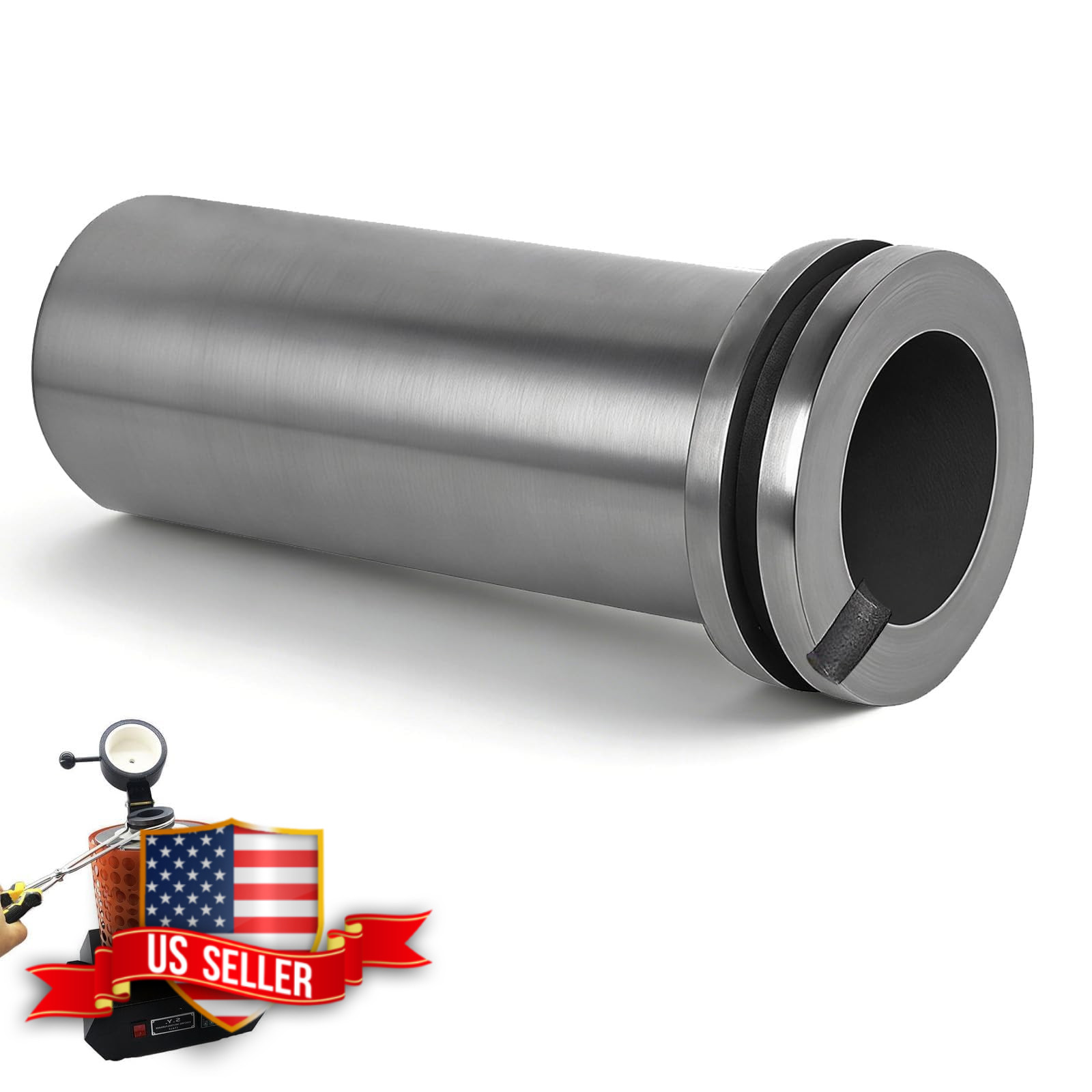 Graphite Crucible for Metal Melting, 50mm ID x 170mm H