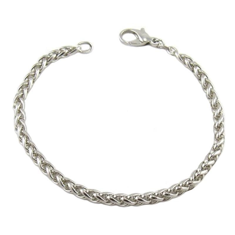2.5mm Platinum Round Wheat Chain PT950 7″ 16″ 18″ 20″ 22″ 24″ 26″ or 30″