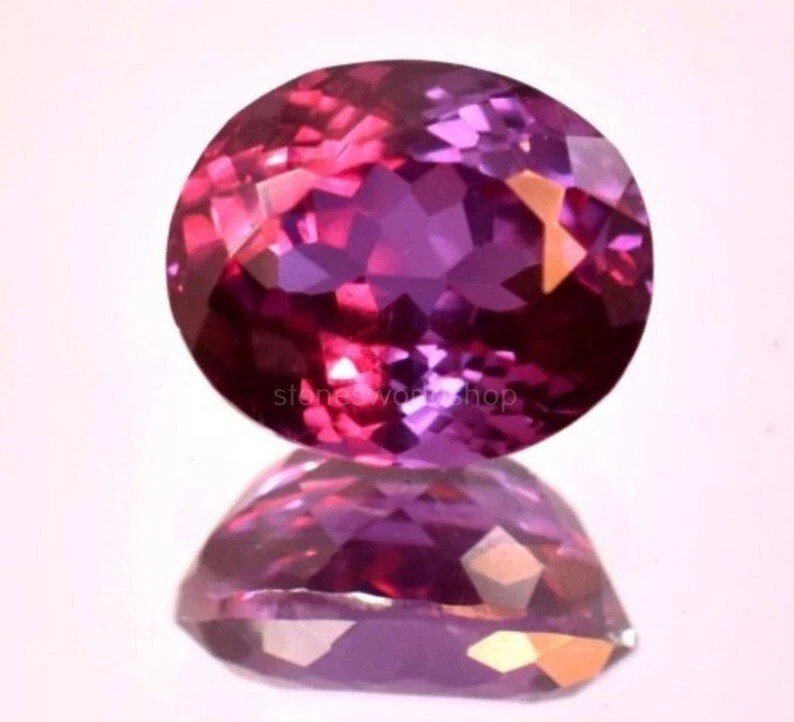 Natural Color Changing Alexandrite 11.35 Ct Certified Oval Cut Loose Gemstone