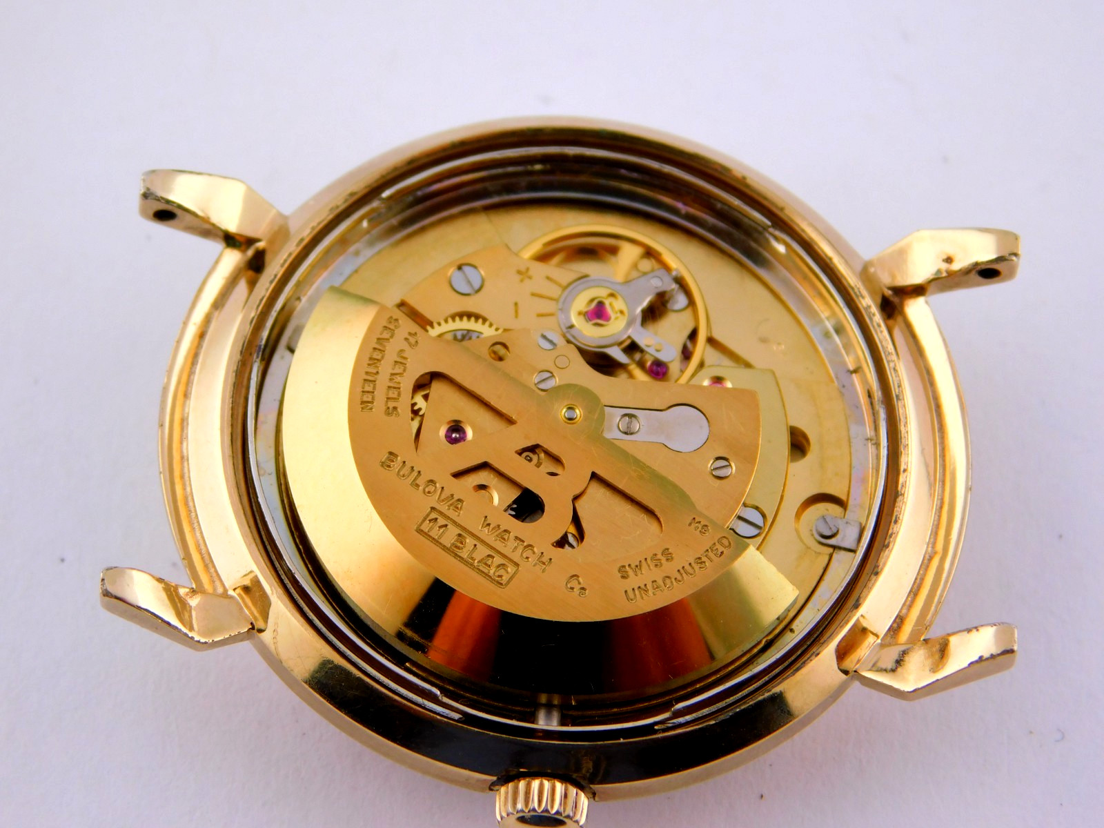 VINTAGE BULOVA JET CLIPPER “T” 17J AUTO 10K RGP MENS WRISTWATCH SERVICED C.1969
