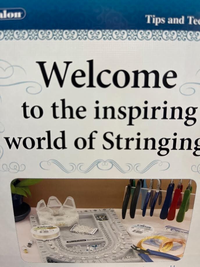 RHJ GOLD BEAD STRINGING BASICS A GREAT STARTER BOOK FOR LEARNING THE BUSINESS