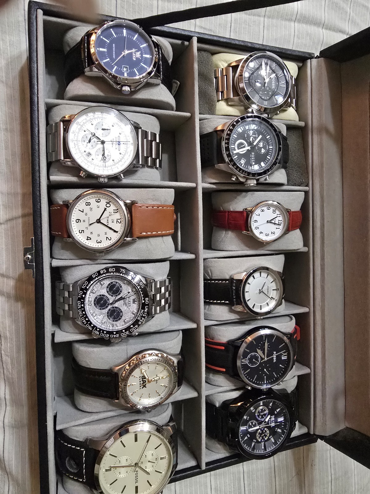 Fossil Timex Zeppelin Diesel Olevs,Lot Wristwatches – Unisex Adults