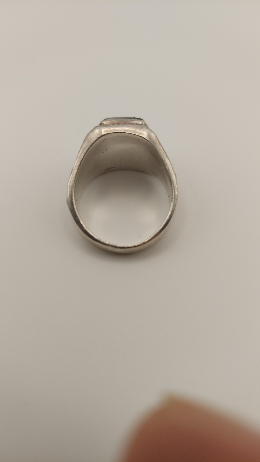 vintage Native sterling silver multi stone ring, size 10.5