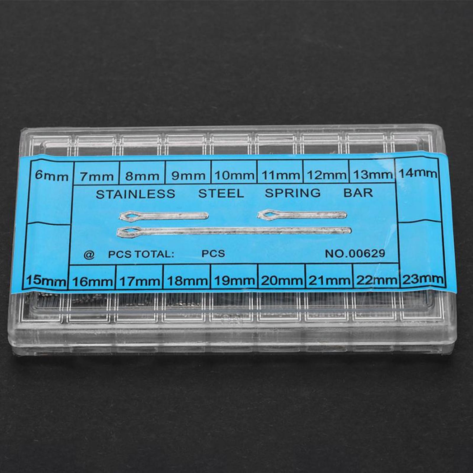 360Pack 6-23mm Watch Band Link Cotter Pin Assortment 0.9mm Bracelet Strap Bar a