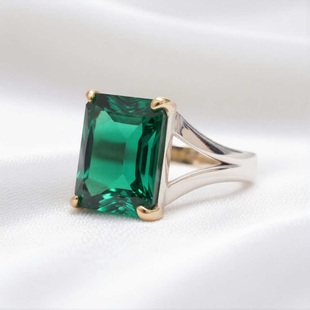 Green Tourmaline Gemstone Handmade 925 Sterling Silver Jewelry Ring All Size