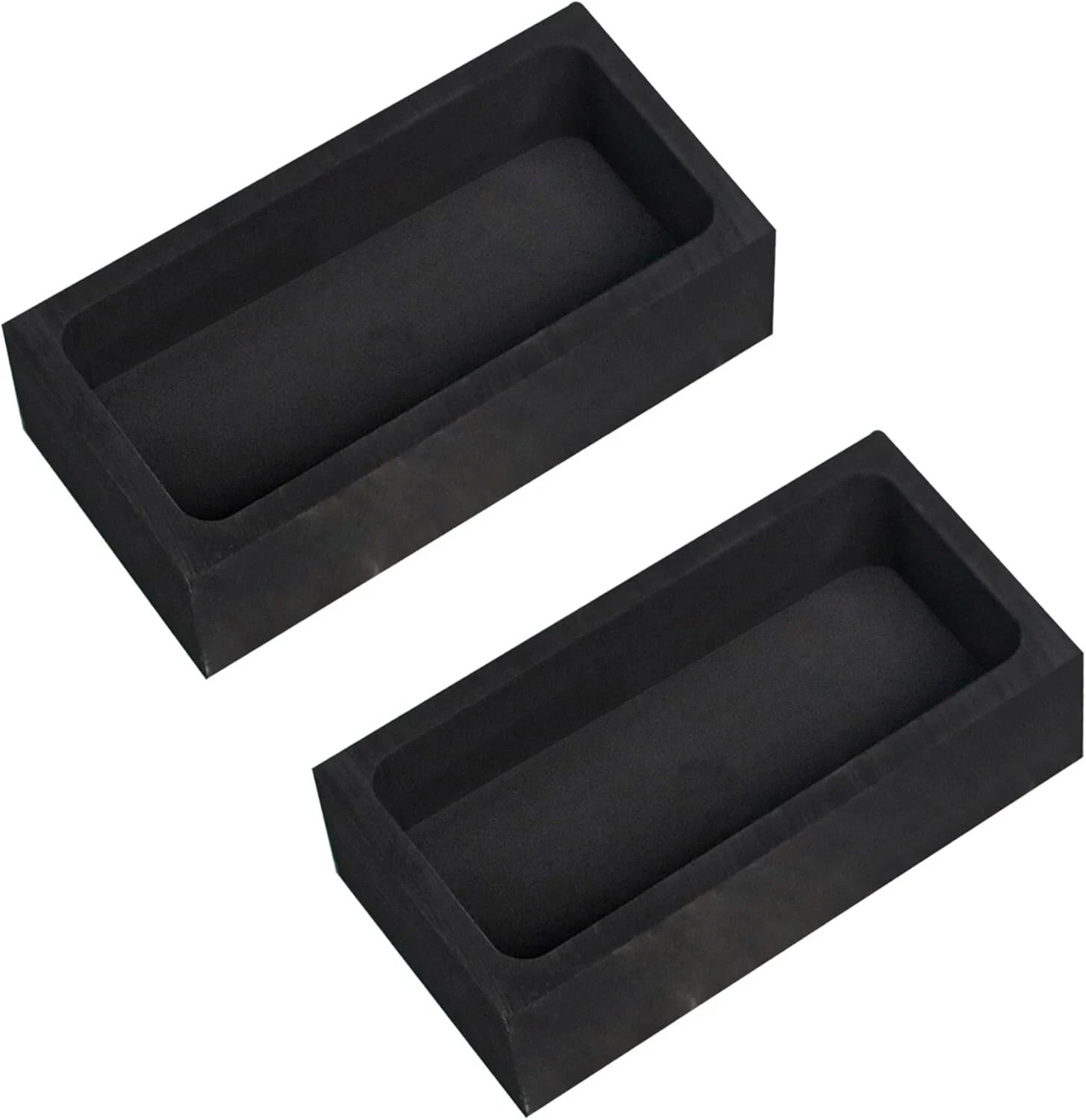 Graphite Ingot Mold 1kg Capacity for Gold Silver Metal Melting and Refining