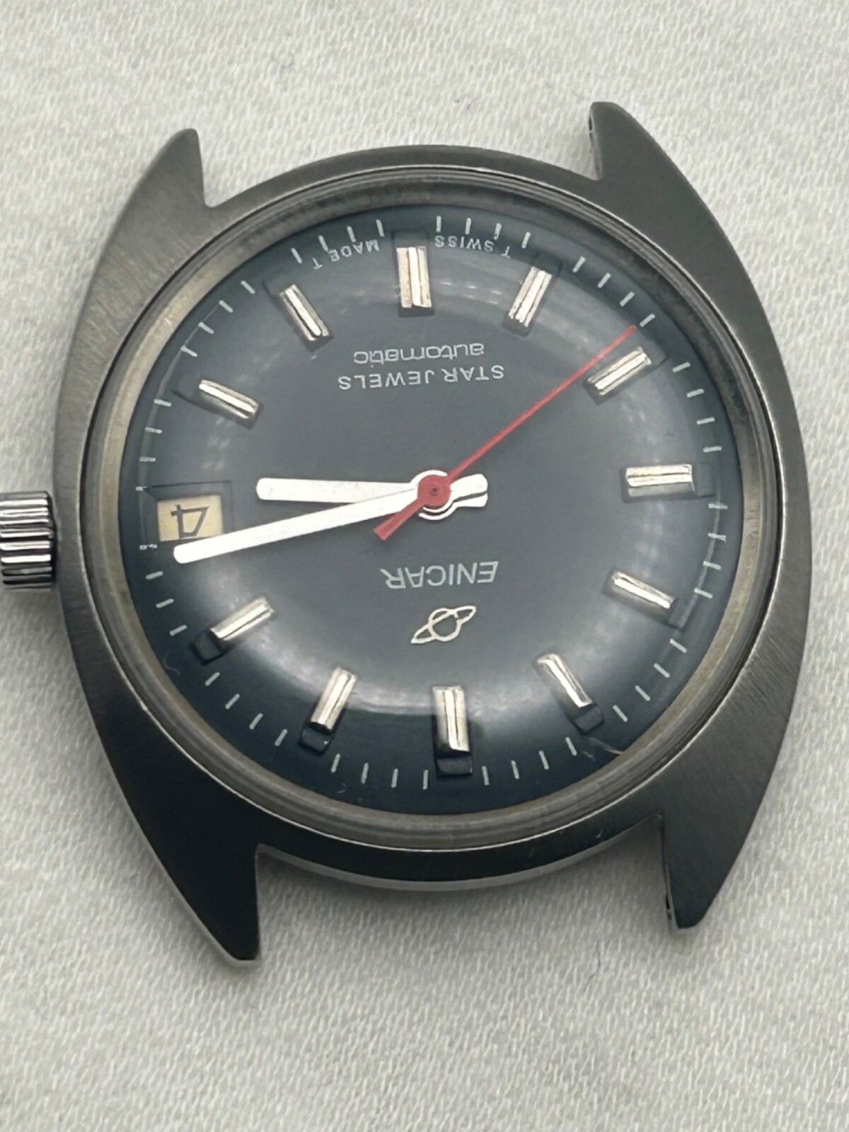 Enicar Star Jewels Automatic Stainless Steel 35mm Watch-Exc. Condition