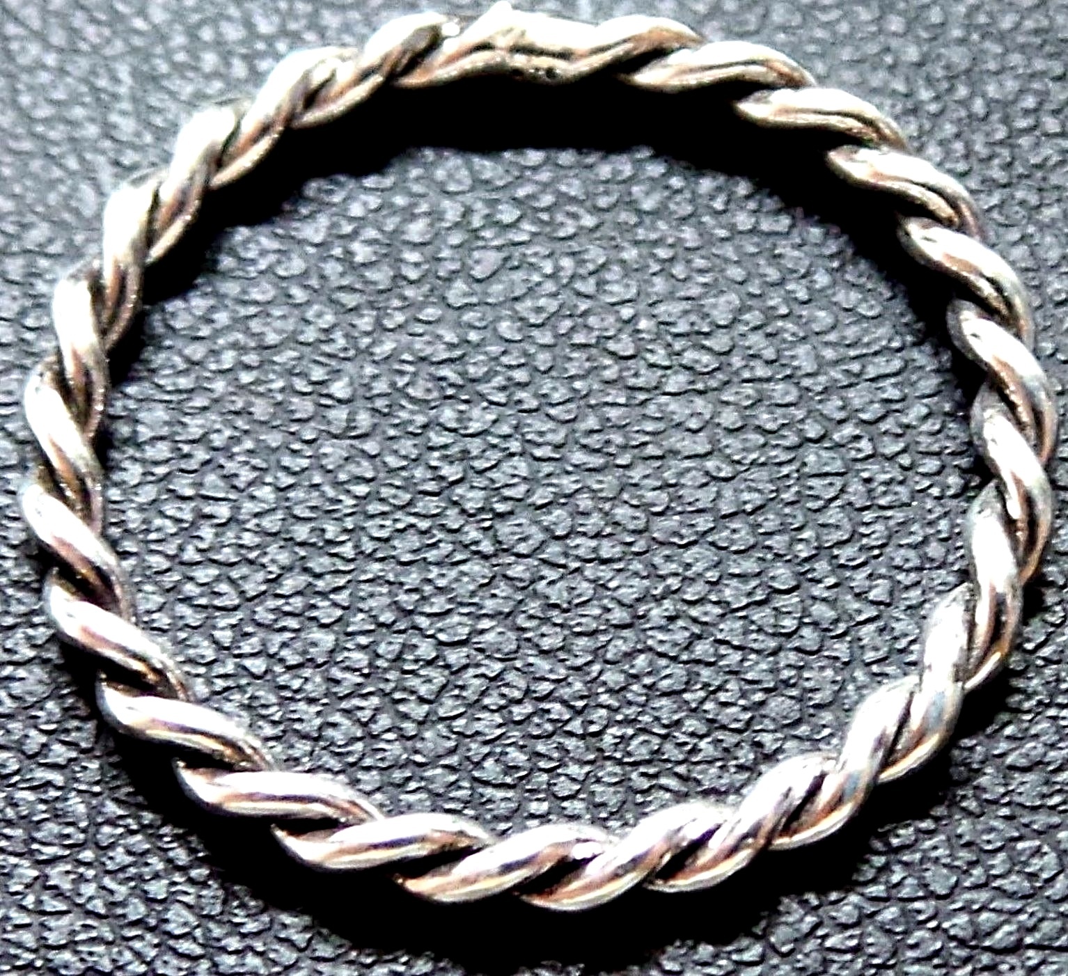 NEW 2mm 925 Sterling Silver Twisted Rope Ring ALL SIZES AVAILABLE Size 5 THRU 12