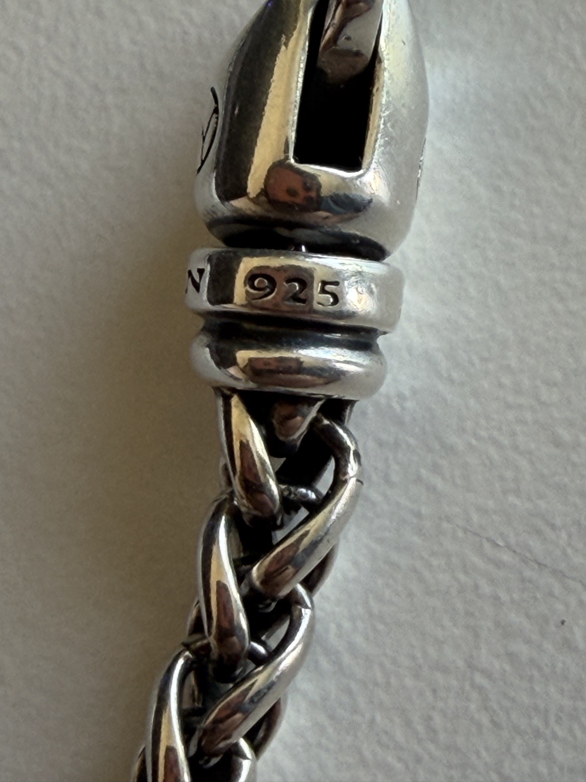 David Yurman Wheat Chain Necklace in Sterling Silver – 4mm – 22″ – FREE SHIP