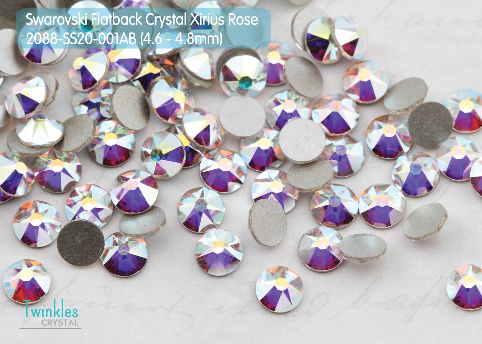 Factory Pack 2058/2088 – Swarovski FlatBack Crystal Foil Rhinestone