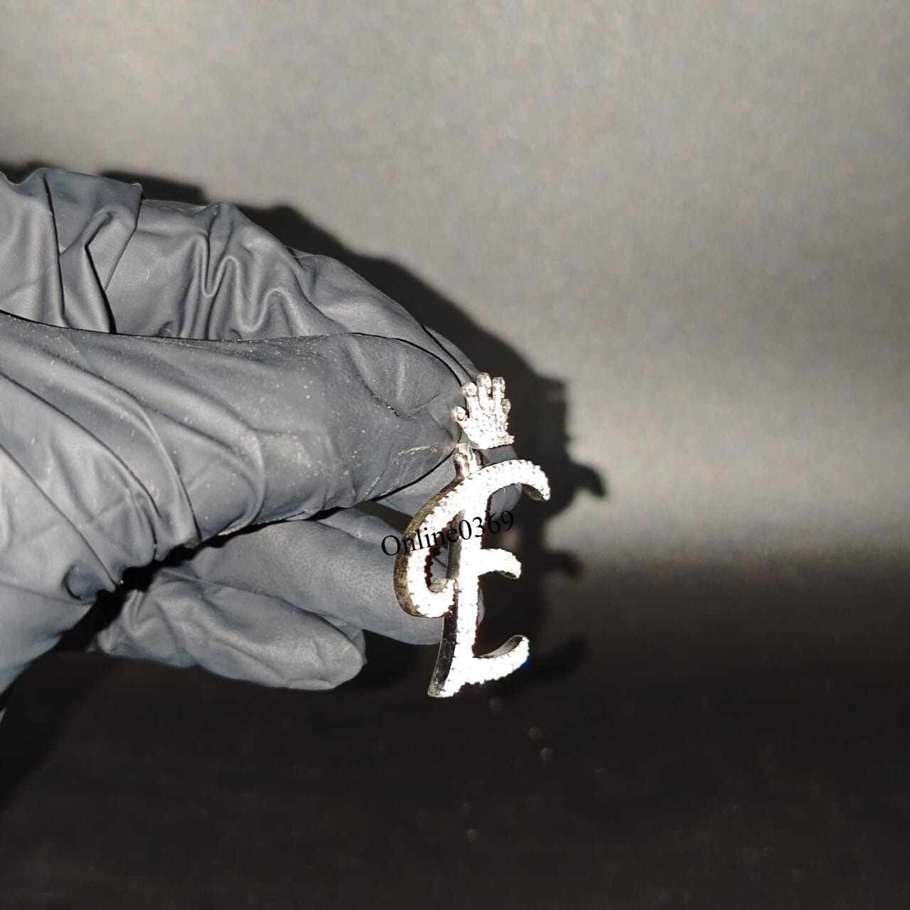 Initial Alphabet “E” Letter Pendant For Son 100% Genuine Moissanite 925 Silver