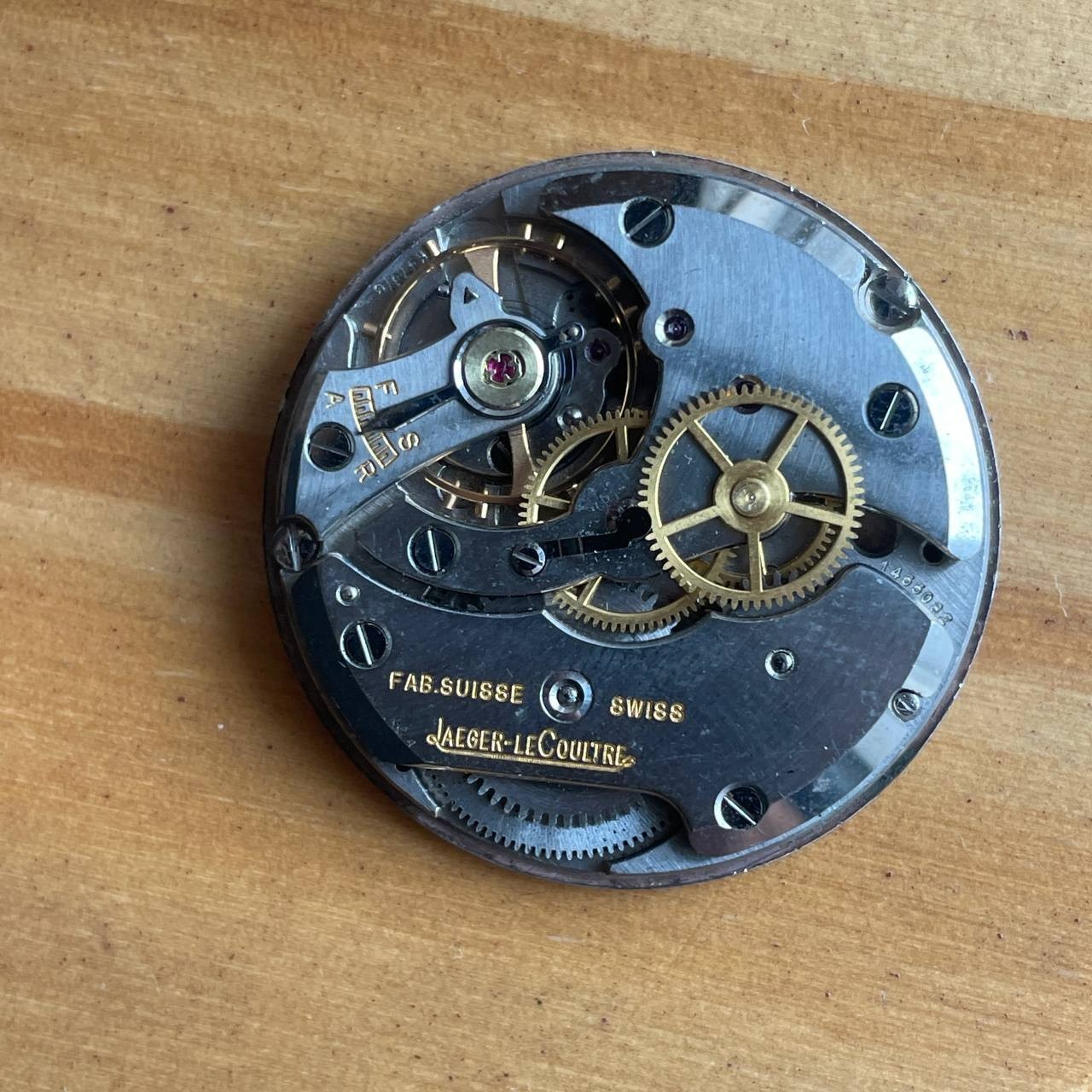 JAEGER LECOULTRE MANUAL WIND CALIBER k478 C GOOD BALANCE MOVEMENT FOR REPAIR