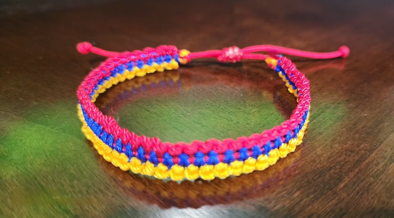 Colombian Flag Colors /Adjustable Bracelet / Pulsera Colombianas, Unisex