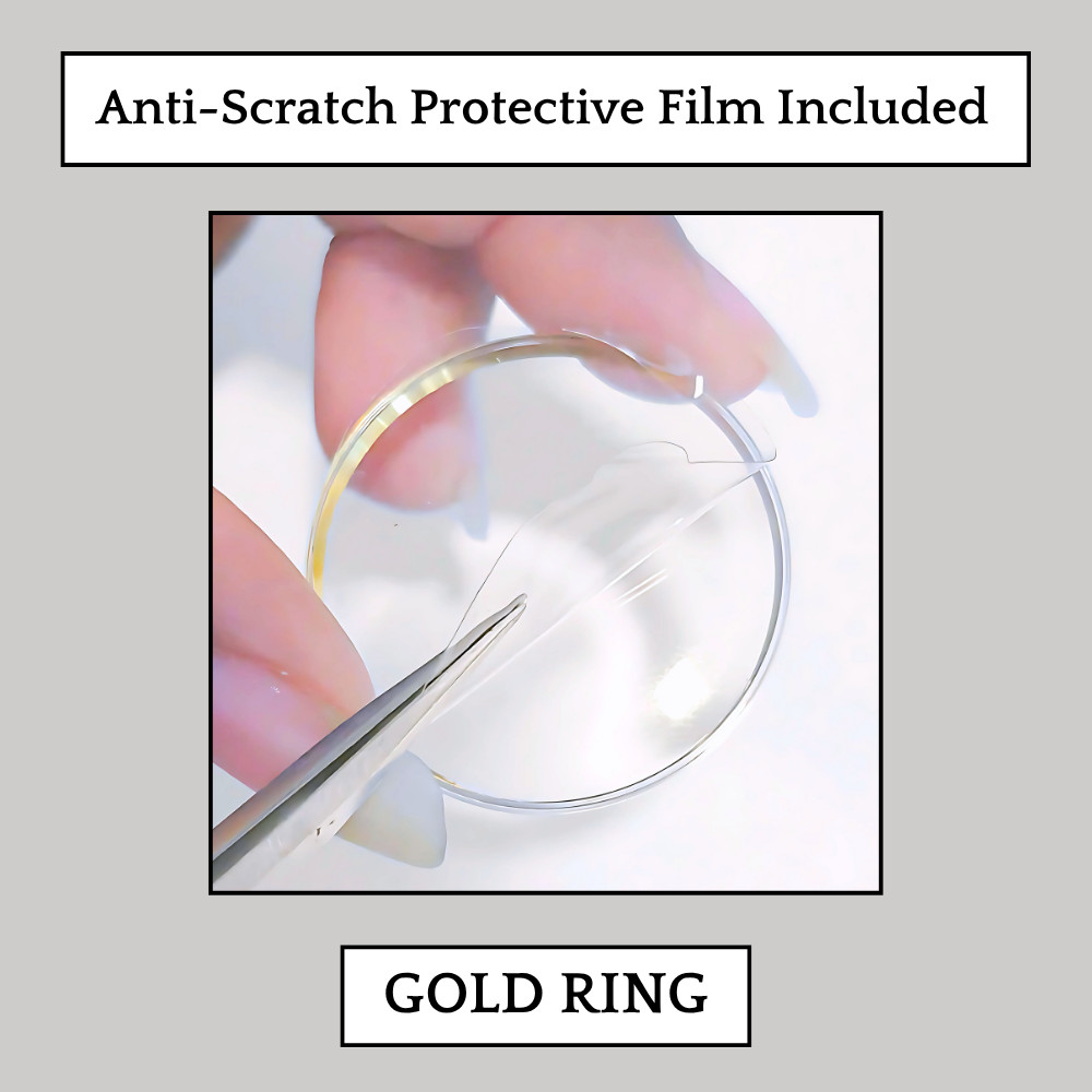Crystal Generic Dome Acrylic Watch Plexi Glass with Tension Ring (Armoured) 2PCS