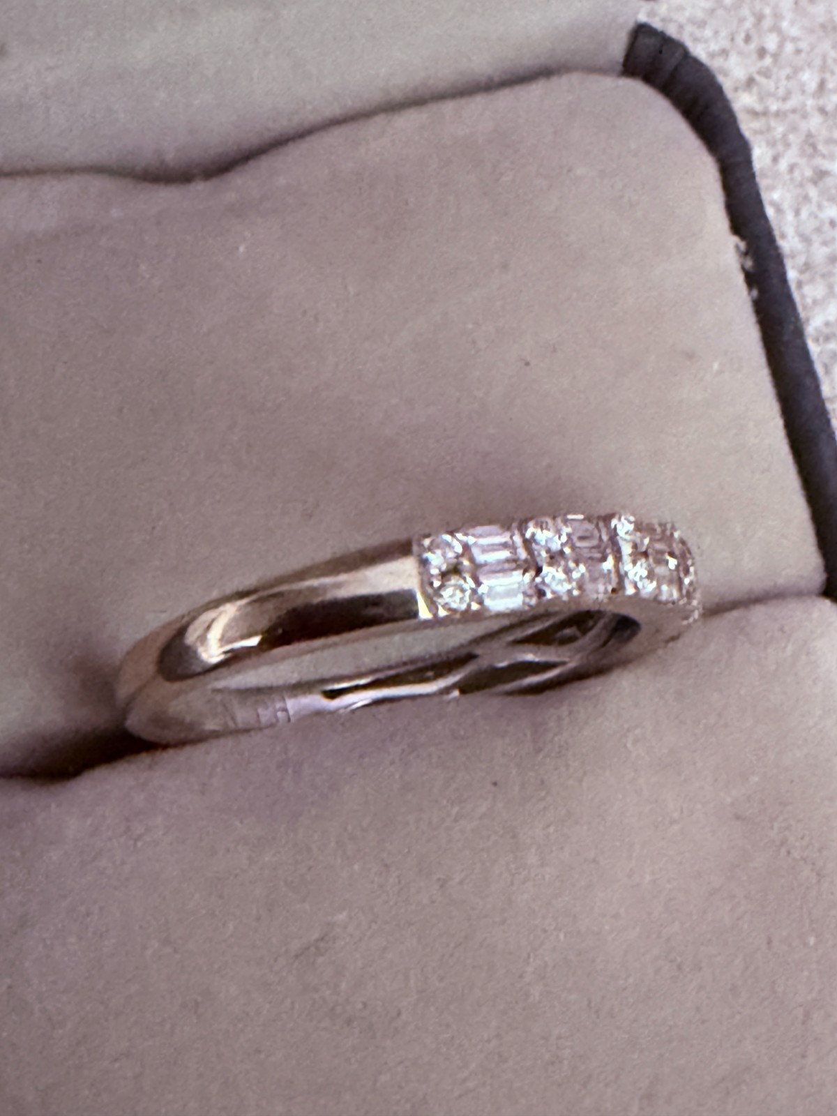 14k White Gold Natural Diamond Ring .50ctw. H.J. NAMDAR SI1/H Modern Elegance