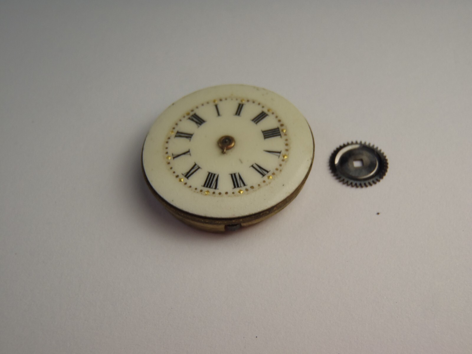 Vintage Manual Wind Watch Movement 23.9mm Across For Parts