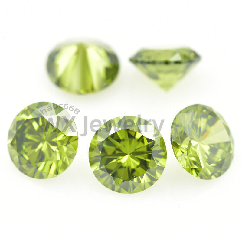 1000pcs 0.8~3.5mm Round Loose CZ Stone High Quality Cubic Zirconia Various Color