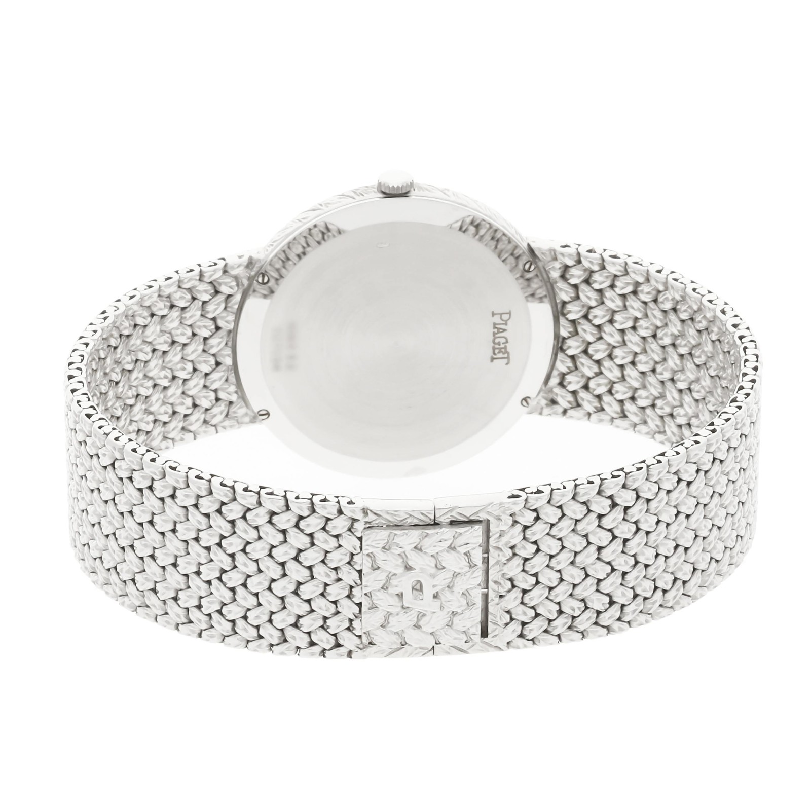 Piaget Dancer Ladies White Gold Diamond Watch Manual Wind 32mm Bracelet 9065 D 2