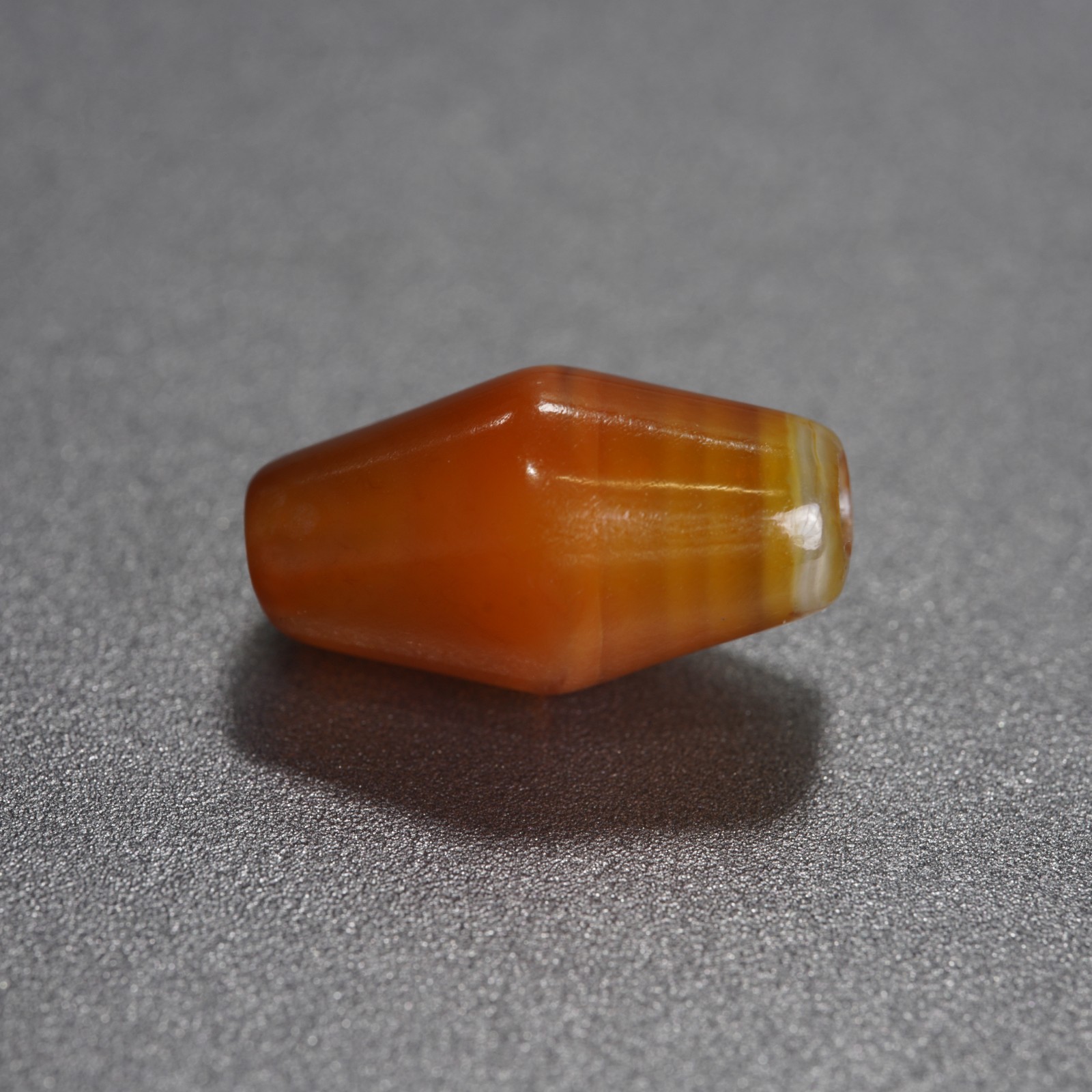 Hand Polished Agate Beads, Vintage Energy Stone for Bracelet Making 3.0g