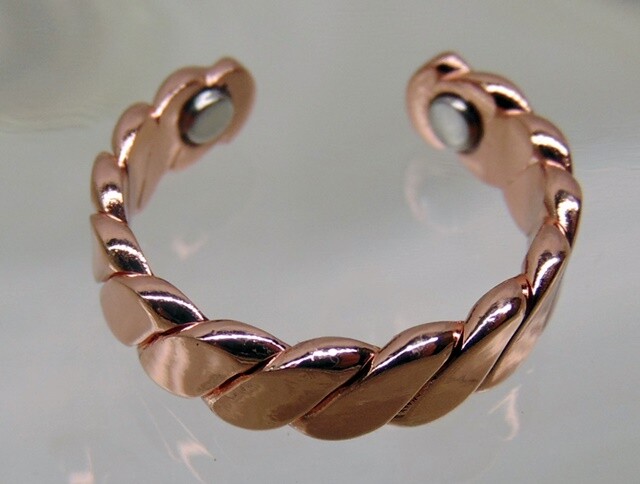 SOLID COPPER FINGER RINGS SMOOTH BAND Sizes 6 7 8 9 10 11 Made in USA 100%