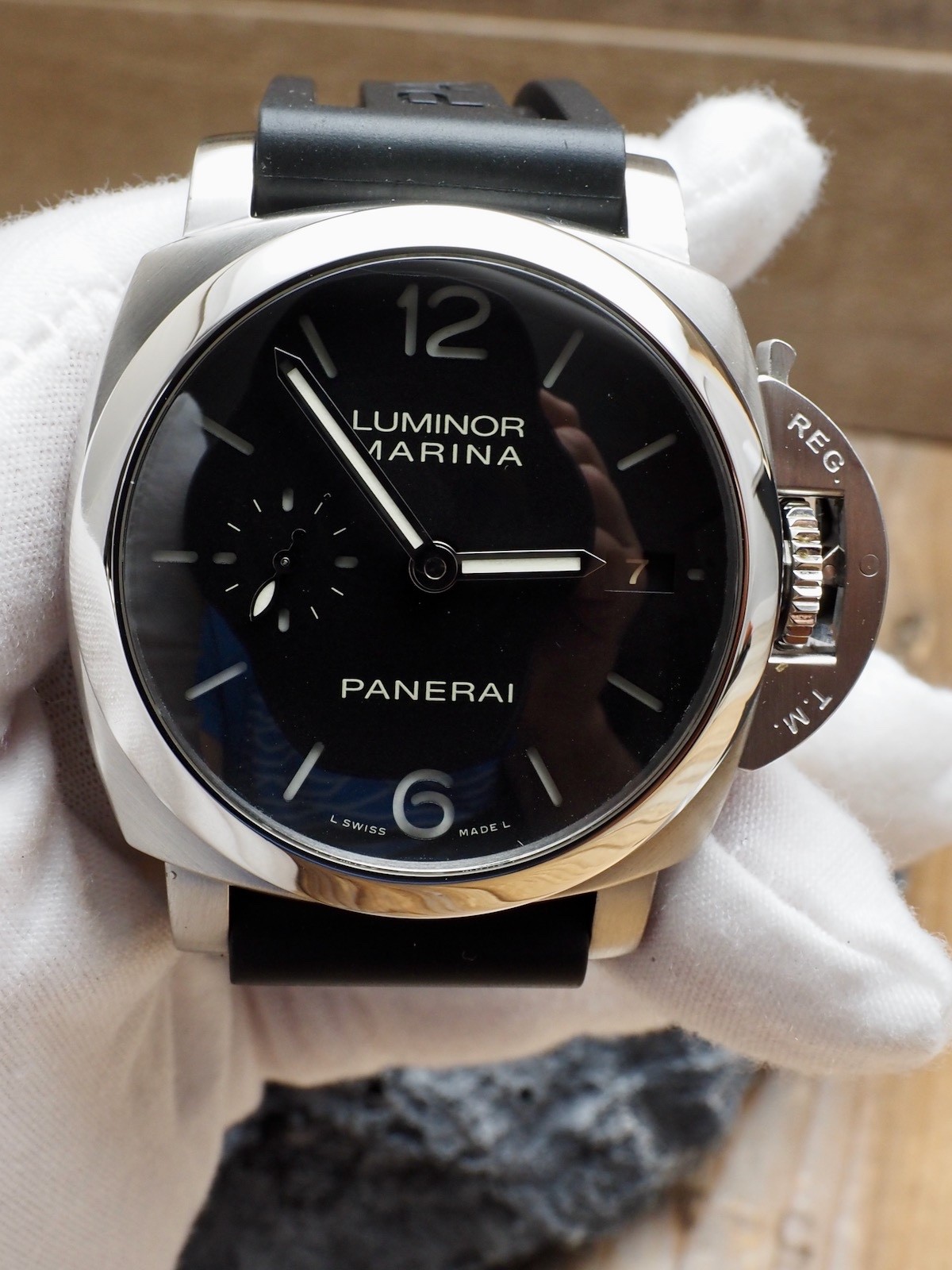 Panerai 42mm Luminor Automatic Date PAM00392 “R” Box and Papers! Great Value