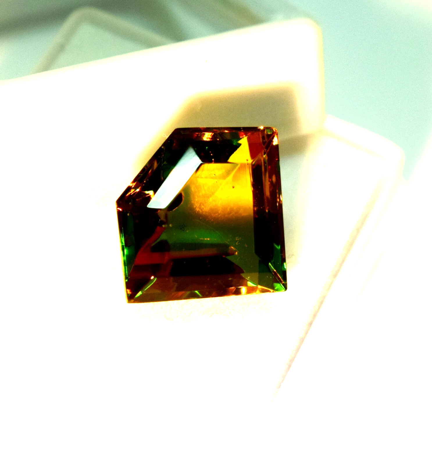 8 CT Color Changing Natural Alexandrite Certified Fancy Cut Loose Gemstone