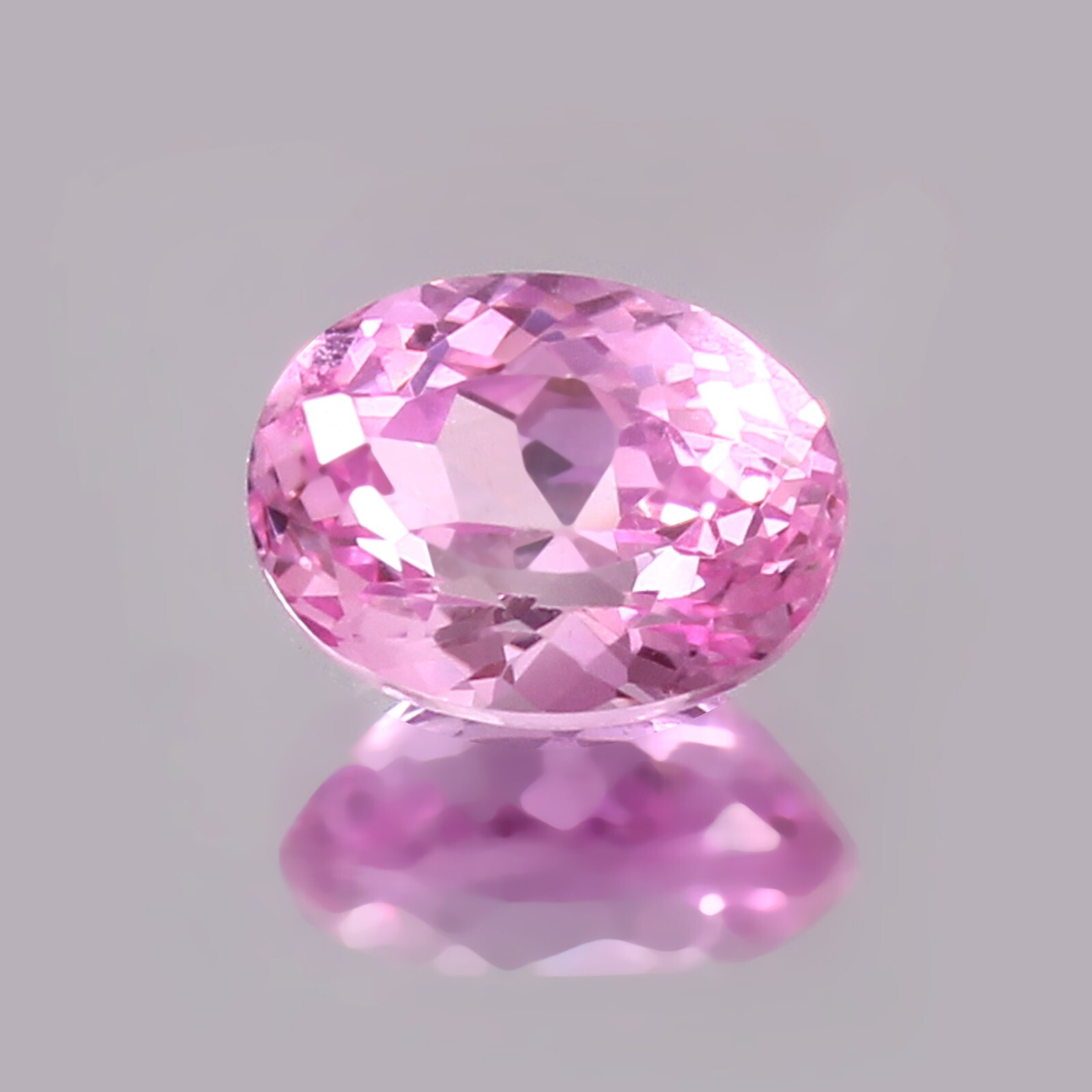 Wonderfull Natural Flawless Ceylon Pink Sapphire Loose Oval Gemstone Cut 8×6 MM