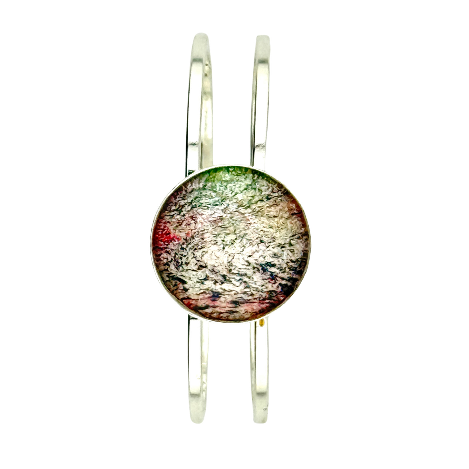 Silver Bracelet Handmade “SnowScape” Spring Style