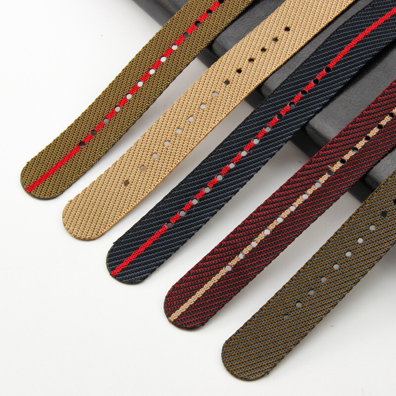 High Quality Nylon Braided Watch Strap Canvas Watch Band 20 22mm for Tudor