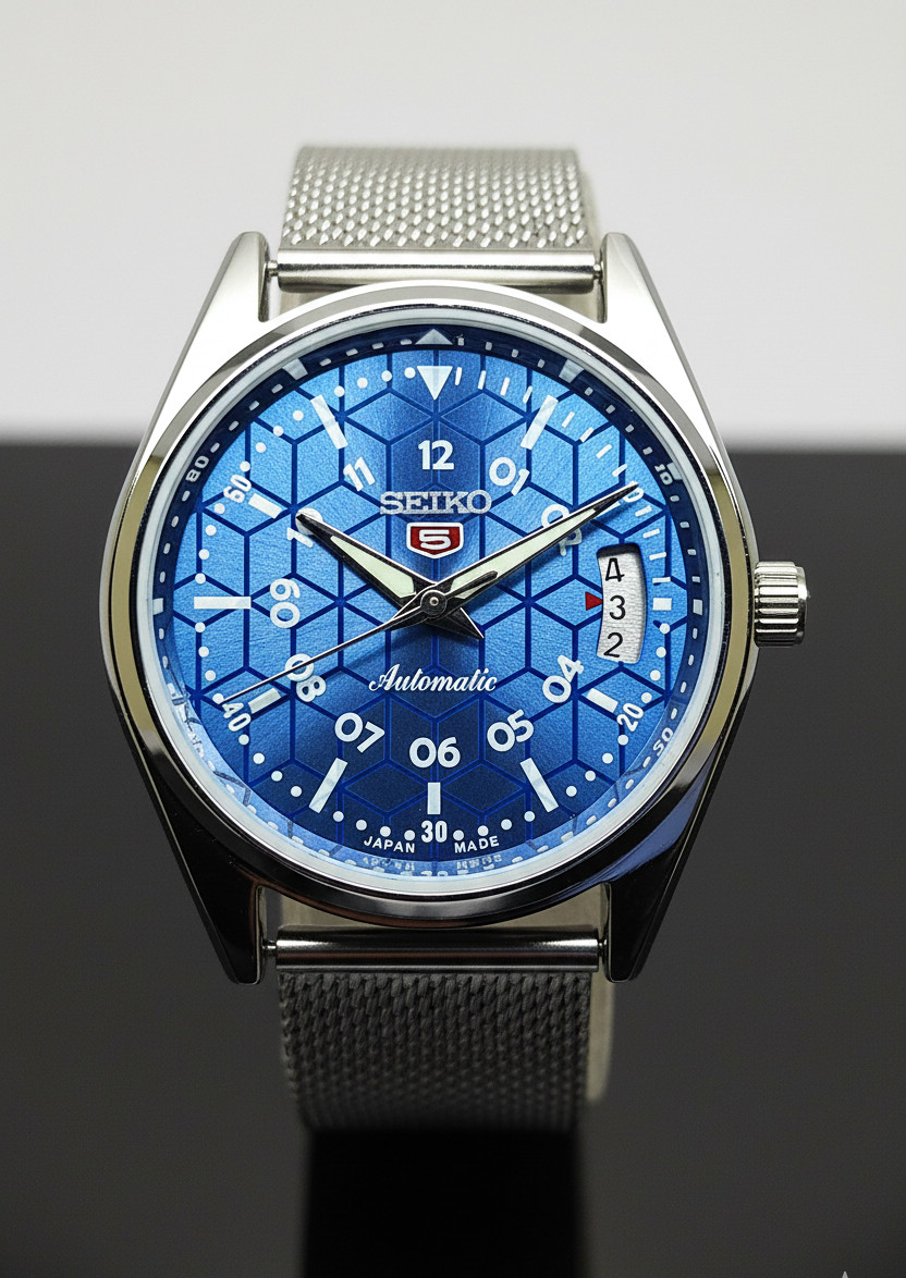 Refurbished Automatic Men’s Watch Day Date | Classic Vintage Style | Steel Strap