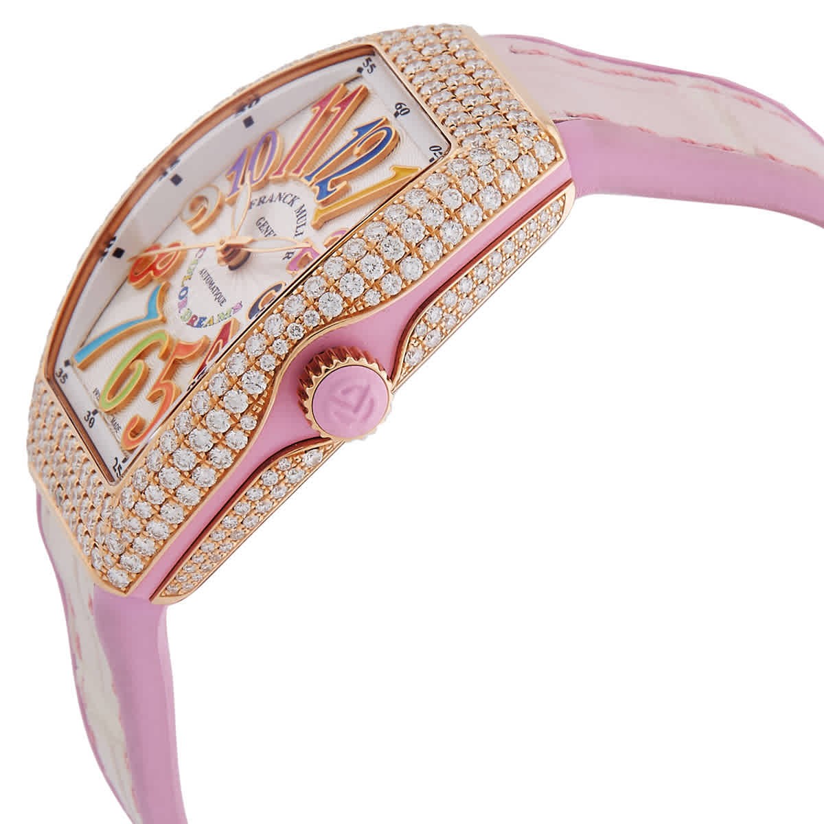 Franck Muller Vanguard Automatic Diamond Silver Dial Ladies Watch V 32 SC AT FO