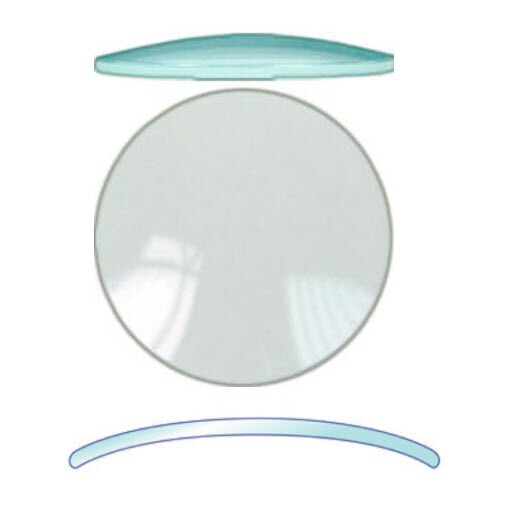 1.0MM THICK DOUBLE DOMED WATCH MINERAL CONCAVE GLASS WATCH CRYSTAL 16MM-42MM