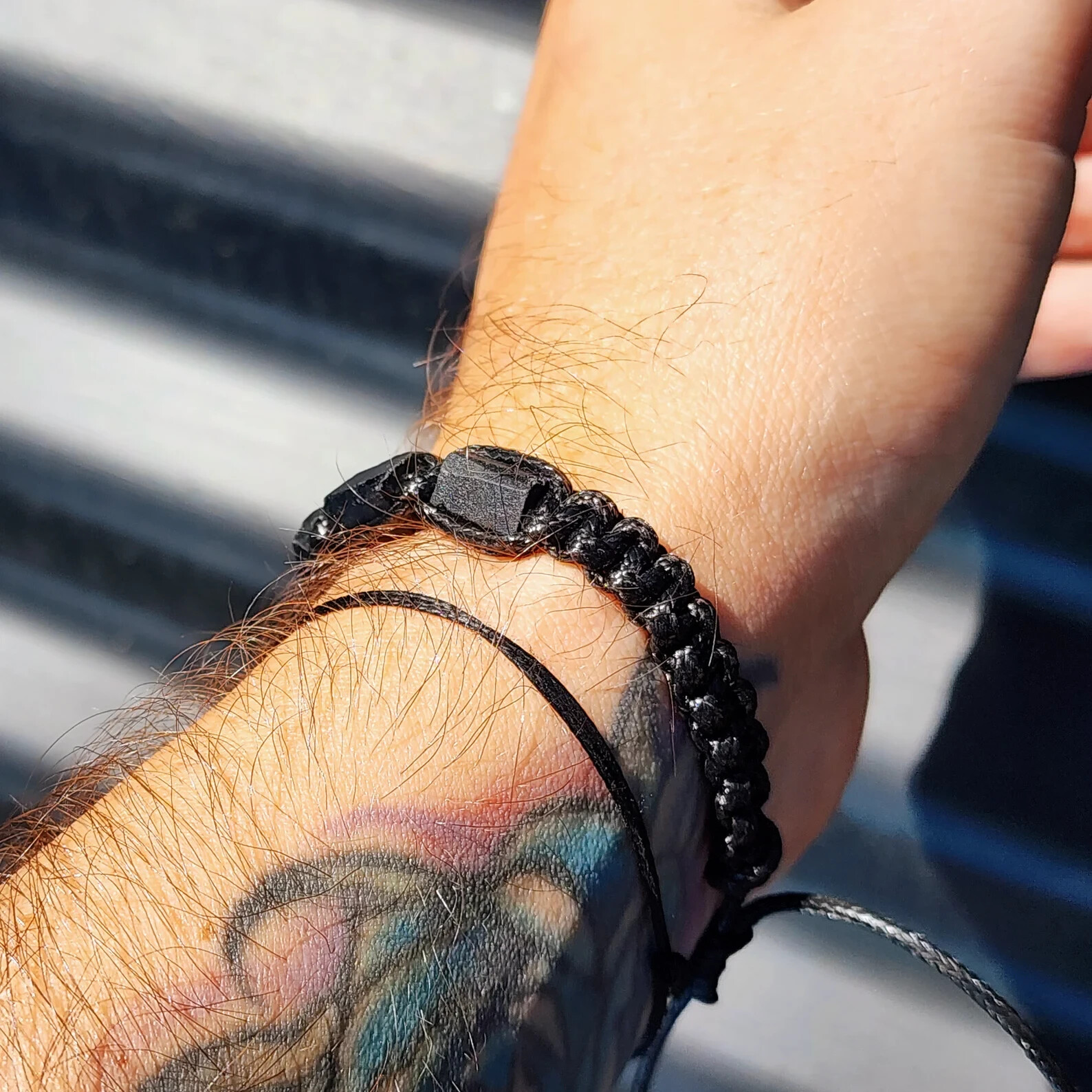 2025HOT Black Tourmaline Healing Reiki Unisex Bracelet Handmade Energy Jewelry