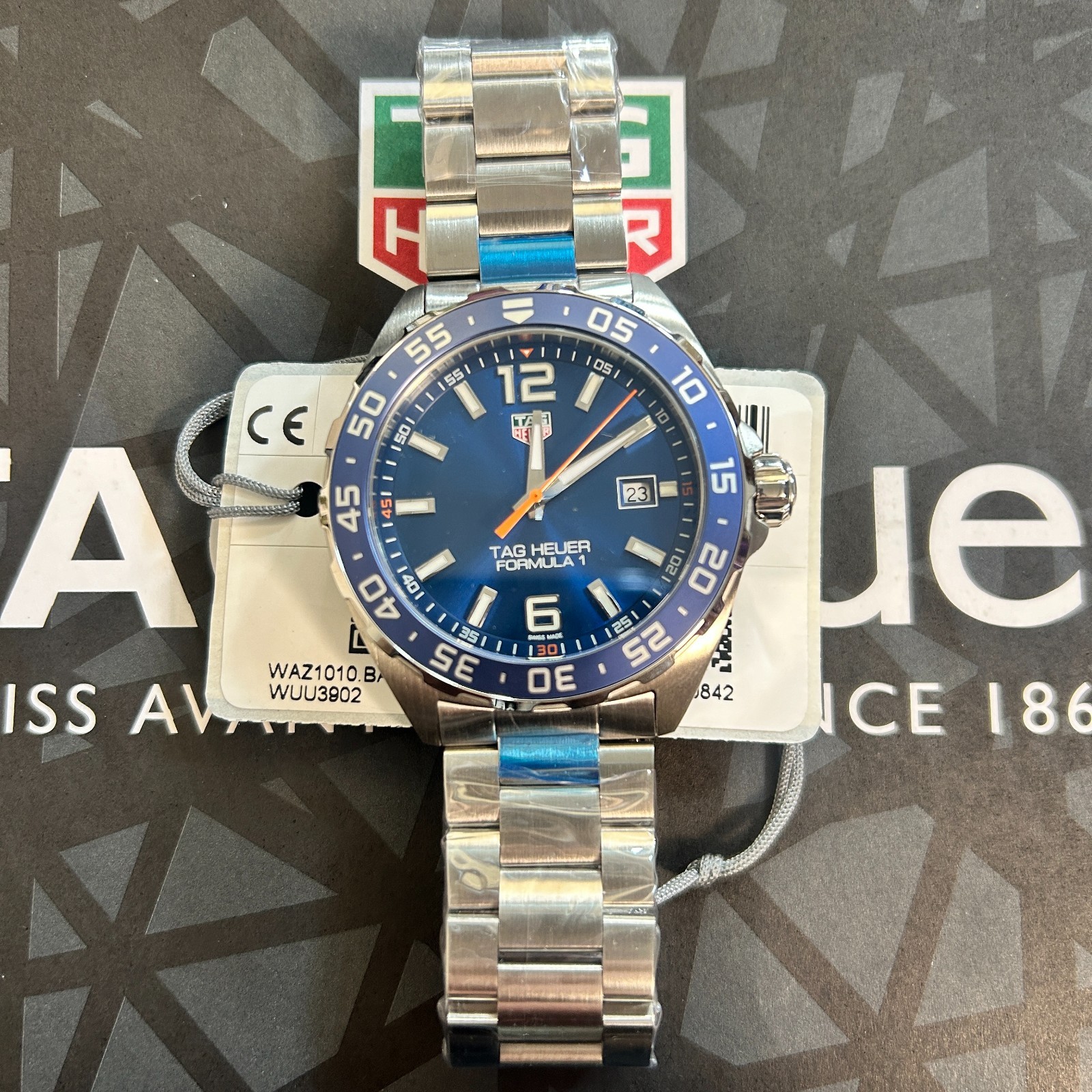 Tag Heuer Formula 1 Blue Sunray Dial S-Steel Men’s Watch WAZ1010.BA0842 43mm