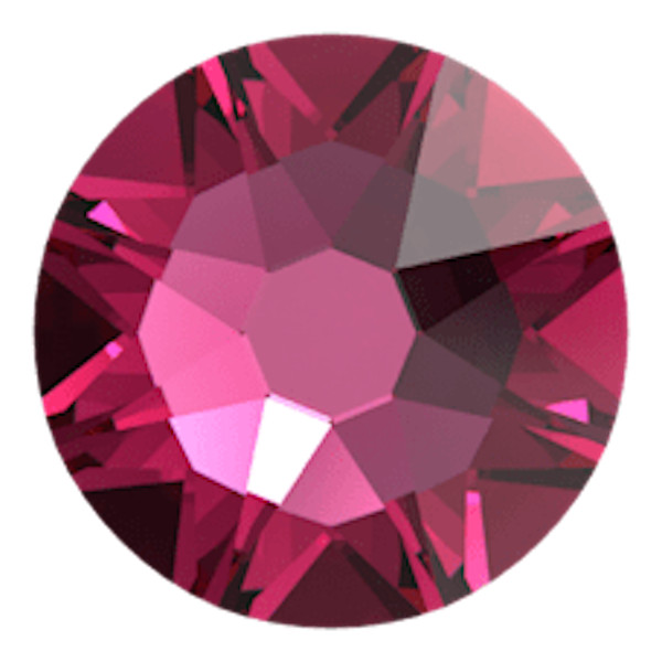 FUCHSIA Pink 12ss 3mm Austrian 2088 Crystal Flatback Rhinestones ss12 144 pcs